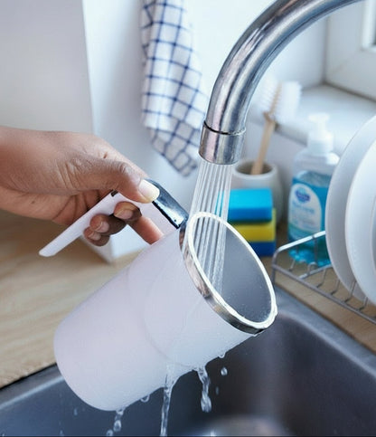 Automatic Coffee Stirring Cup, Stainless Steel Self-Stirring Coffee Cup with Lid, Automatic Stirring, LED Intelligent Display Temperature